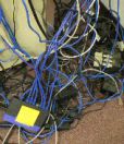 Before cabling clean up